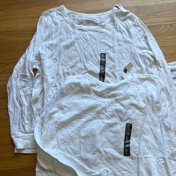 Bundle of NWT White GAP Long Sleeve Shirts - Picture 11 of 11
